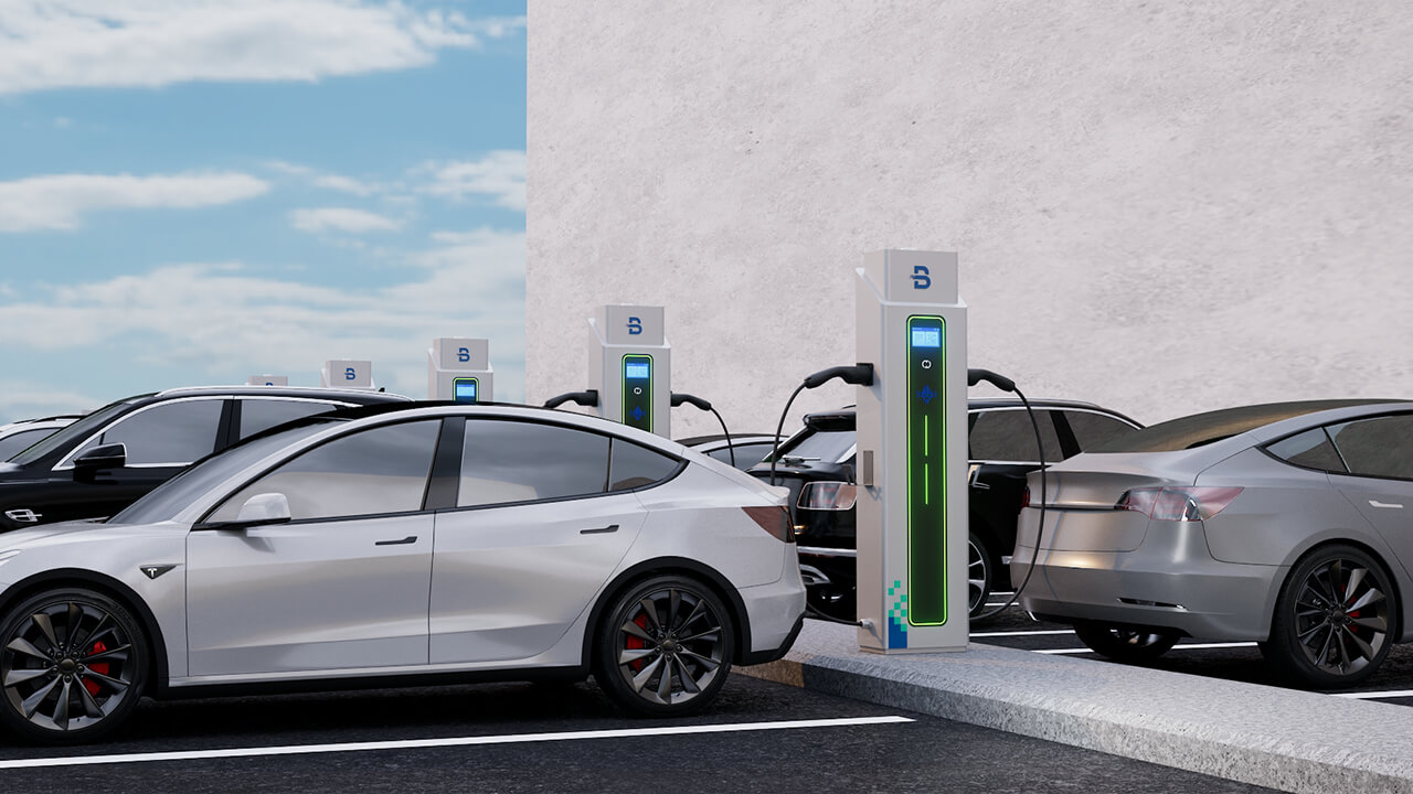 tethered EV charger 3