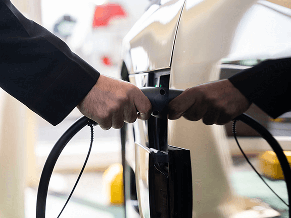 EV charging point installation 1