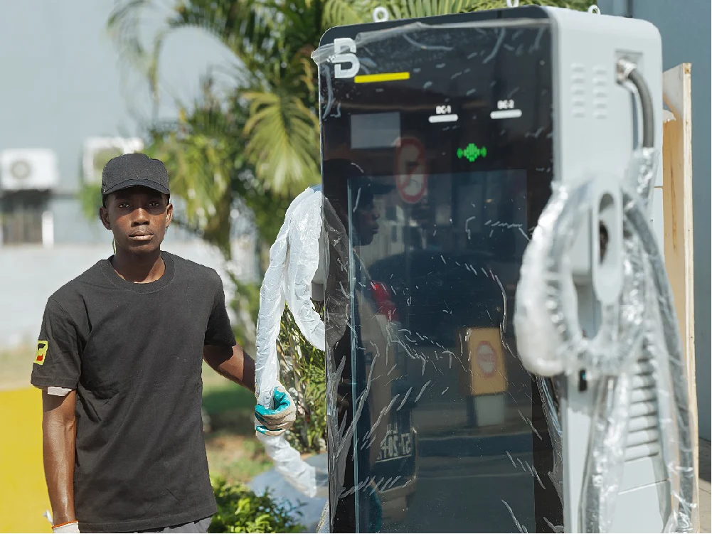 DC Charging Advertising Station in Angola