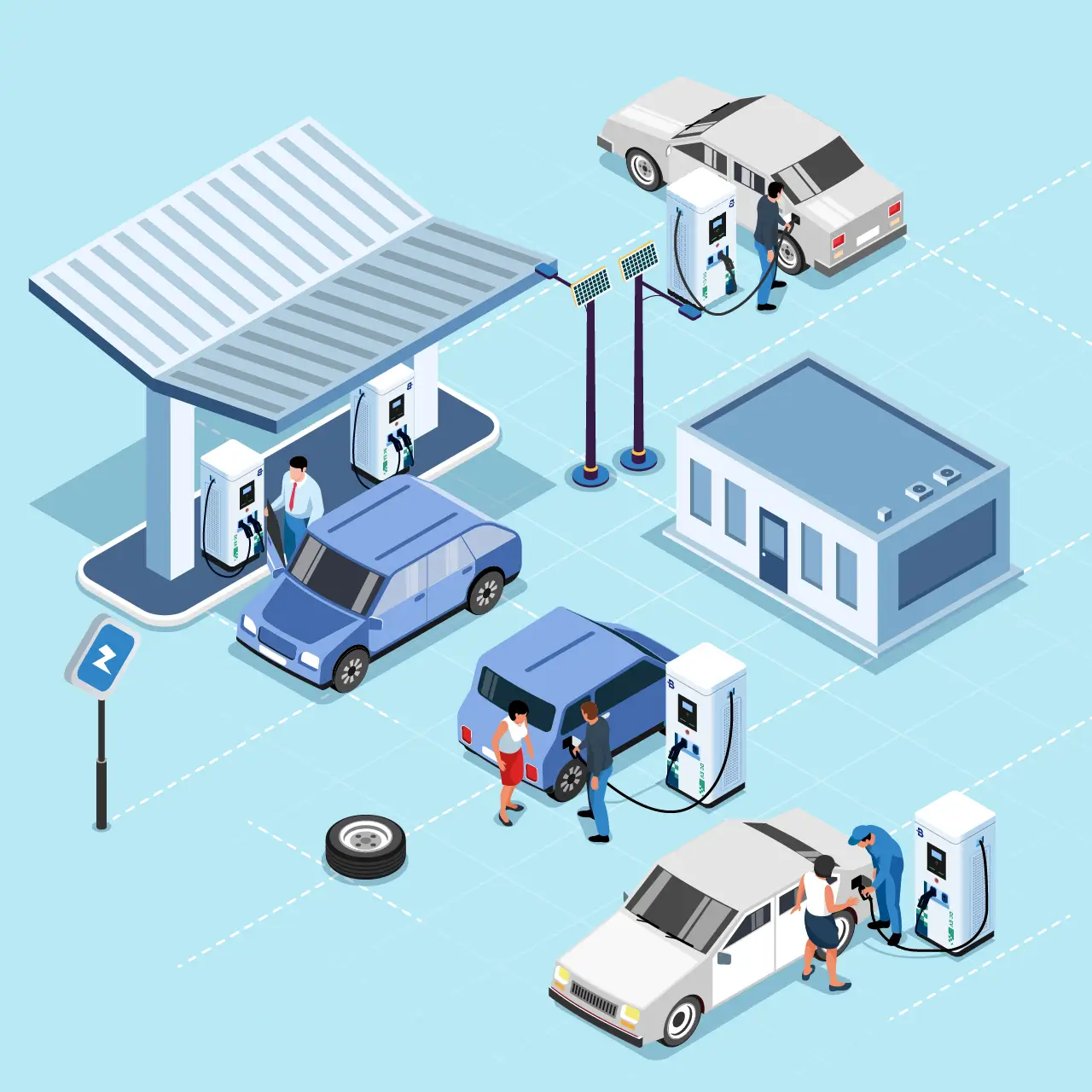 ev gas station