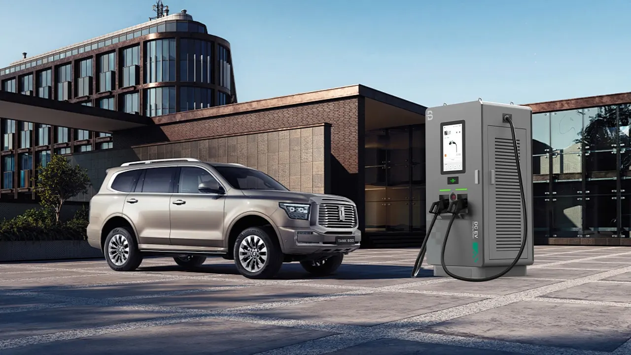EVB 2 guns DC fast charging station