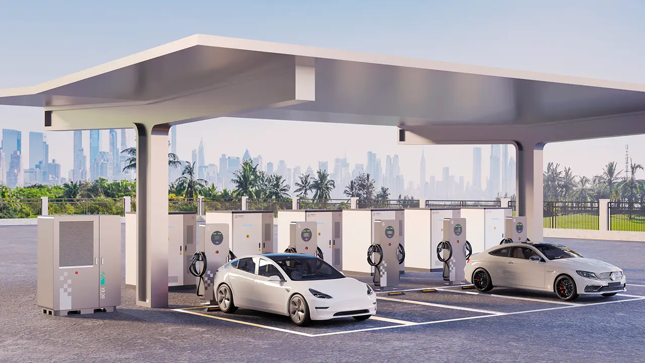 split dc ev charger + ess