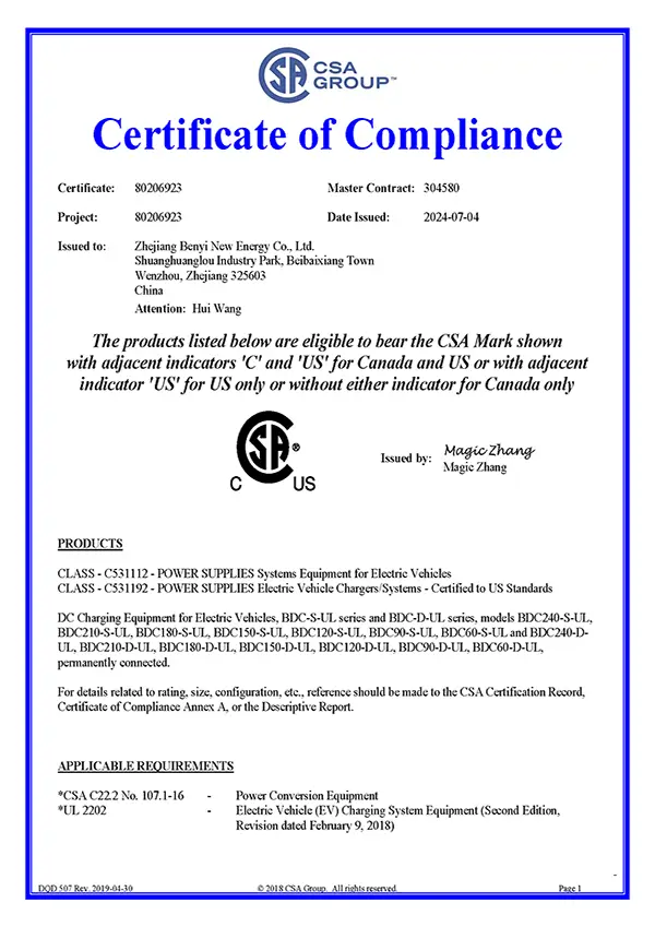 UL Certificate