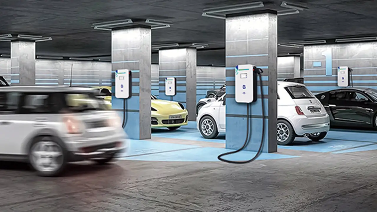 Wall mounted DC EV Charger 1
